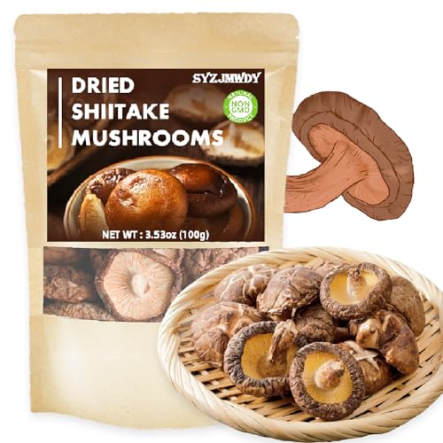 Dried Shiitake Mushrooms - Stuffings Thick-Cut Gourmet Grade Soups.