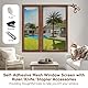 MYPIN Einstellbare Katzenschutz Fenster Netz Mit Selbstklebeband, DIY Größe, Katzennetz Balkon Fenster Transparent Netzgitter, Fliegengitter, Max. 130x150 cm, mit Lineal/Messer/Hefter (Schwarz)