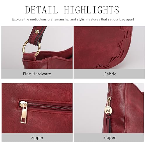 Image of MKF Collection Shoulder Bag for Women, Top-Handle Crossbody Purse Satchel Handbag