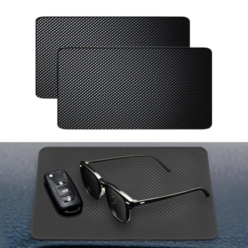 SHITONGSHANGMAO 2 Pièces Tapis Antidérapant Voiture pour Jeep Avenger 2023 2024 2025 en Nano PU Résistant à la Chaleur sans Résidu pour Téléphone et...