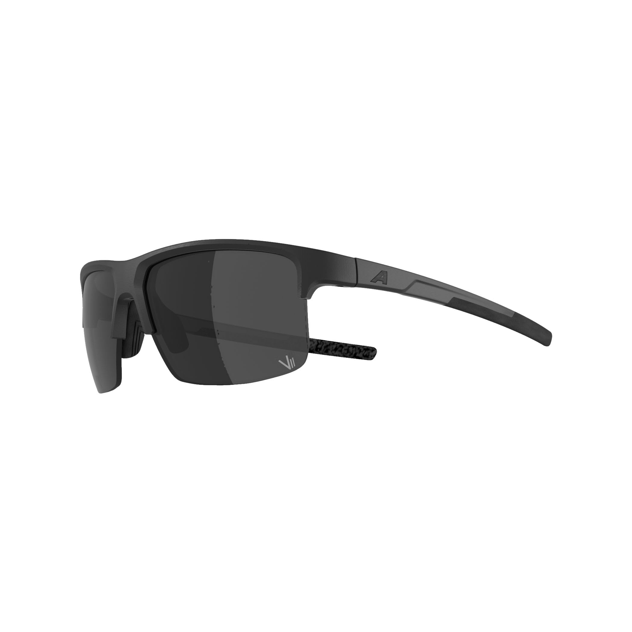 ALPINA EAGLE Q-LITE, stylowe okulary przeciwsłoneczne dla dorosłych, 100% ochrona UV-A, UV-B i UV-C - black matt (silver) - M