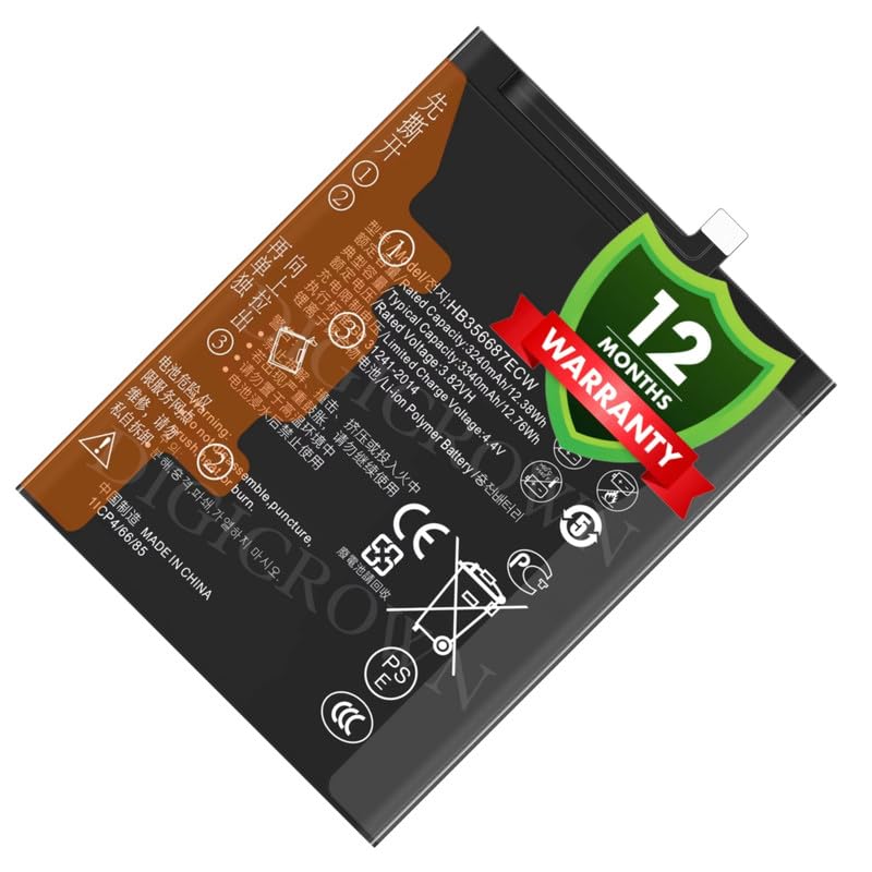 Image of Original HB356687ECW Battery Compatible for Huawei P30 lite New Edition (Huawei P30 Lite 2020) (Marie-L21BX, MAR-LX2B, HWV33) - (3340mAh) - 1 Year Warranty