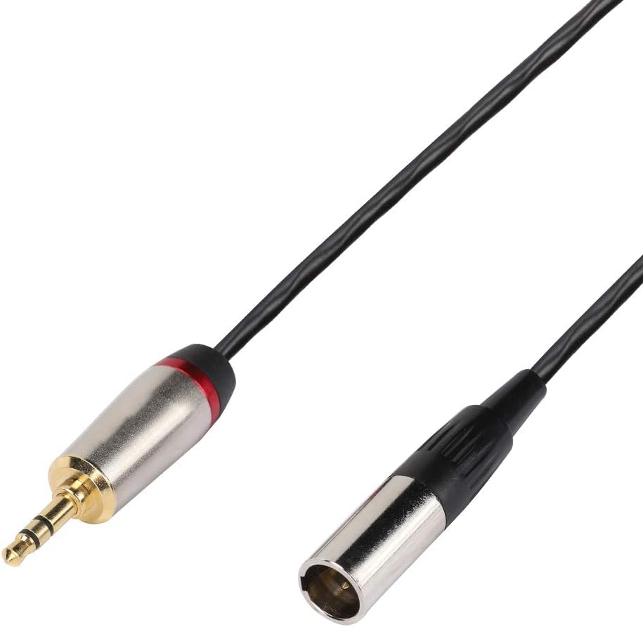 Depisuta Audio Cable, Copper Wire Male To XLR 3pin Male Audio Cable Flexible for Photography Equipment for Shutterbug for Camera(3 meters)