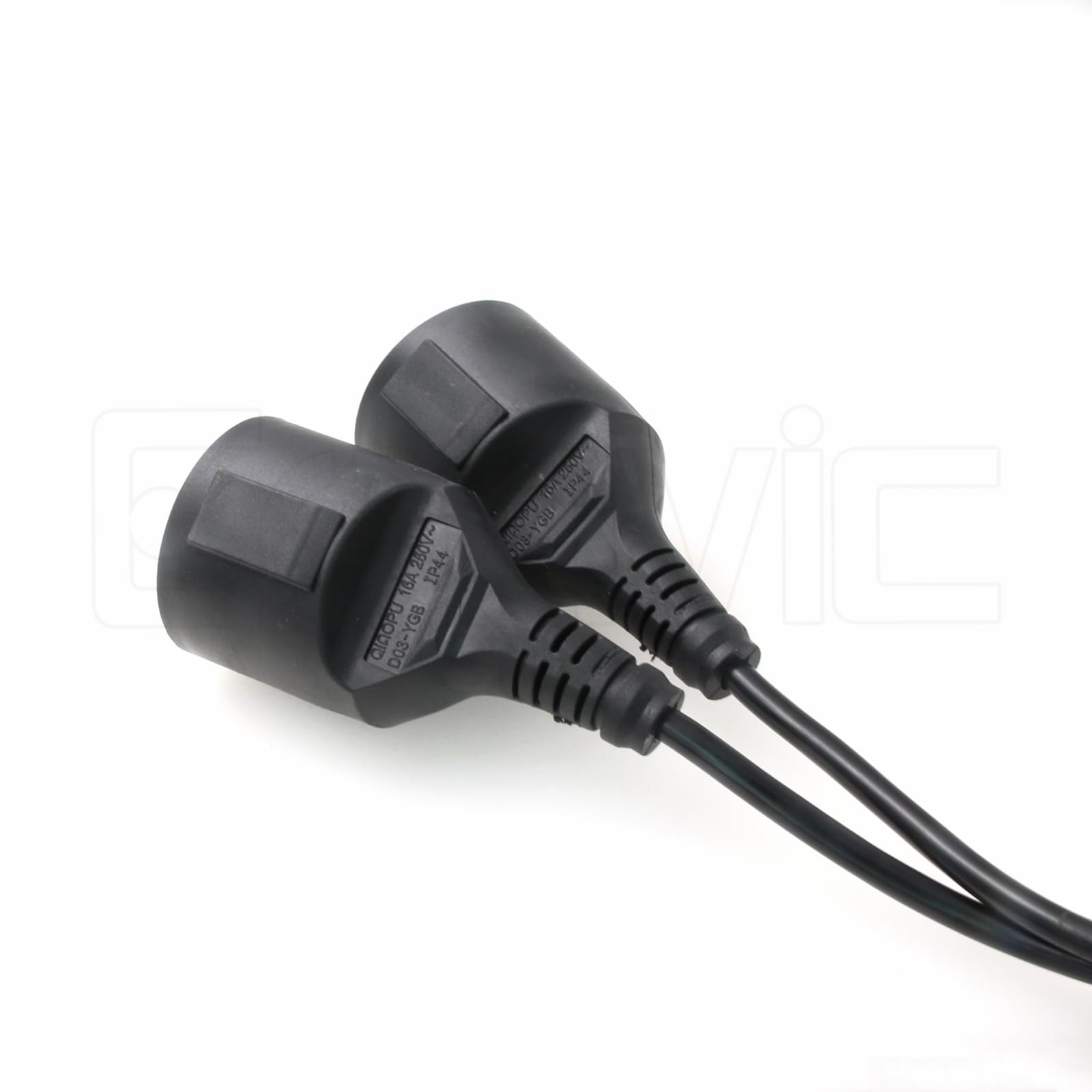 Câble Adaptateur IEC C14 Vers Prise Femelle Européenne – Court, Pour UPS/PDU, Neuf