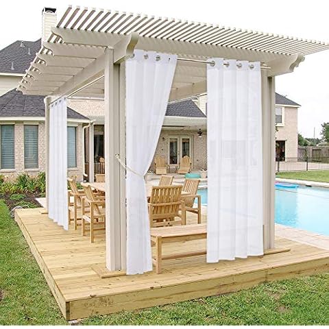NICETOWN Waterproof Outdoor Sheer Curtain Cover