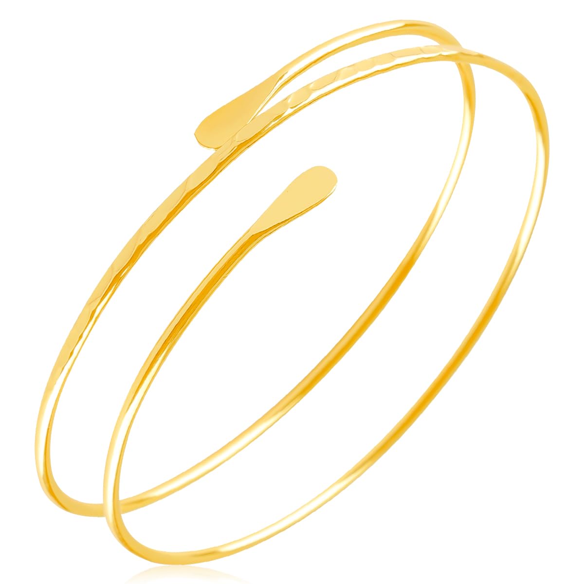 Thyonta Brazalete ajustable dorado para la parte superior del brazo, brazalete de metal bellamente elaborado, adecuado para fiestas de disfraces de mujer