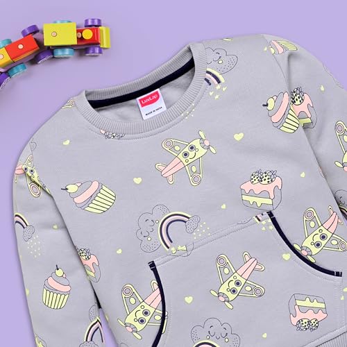 Image of LuvLap Baby Boys Full Sleeve Sweatshirt & Pyjama Set Pack of 1