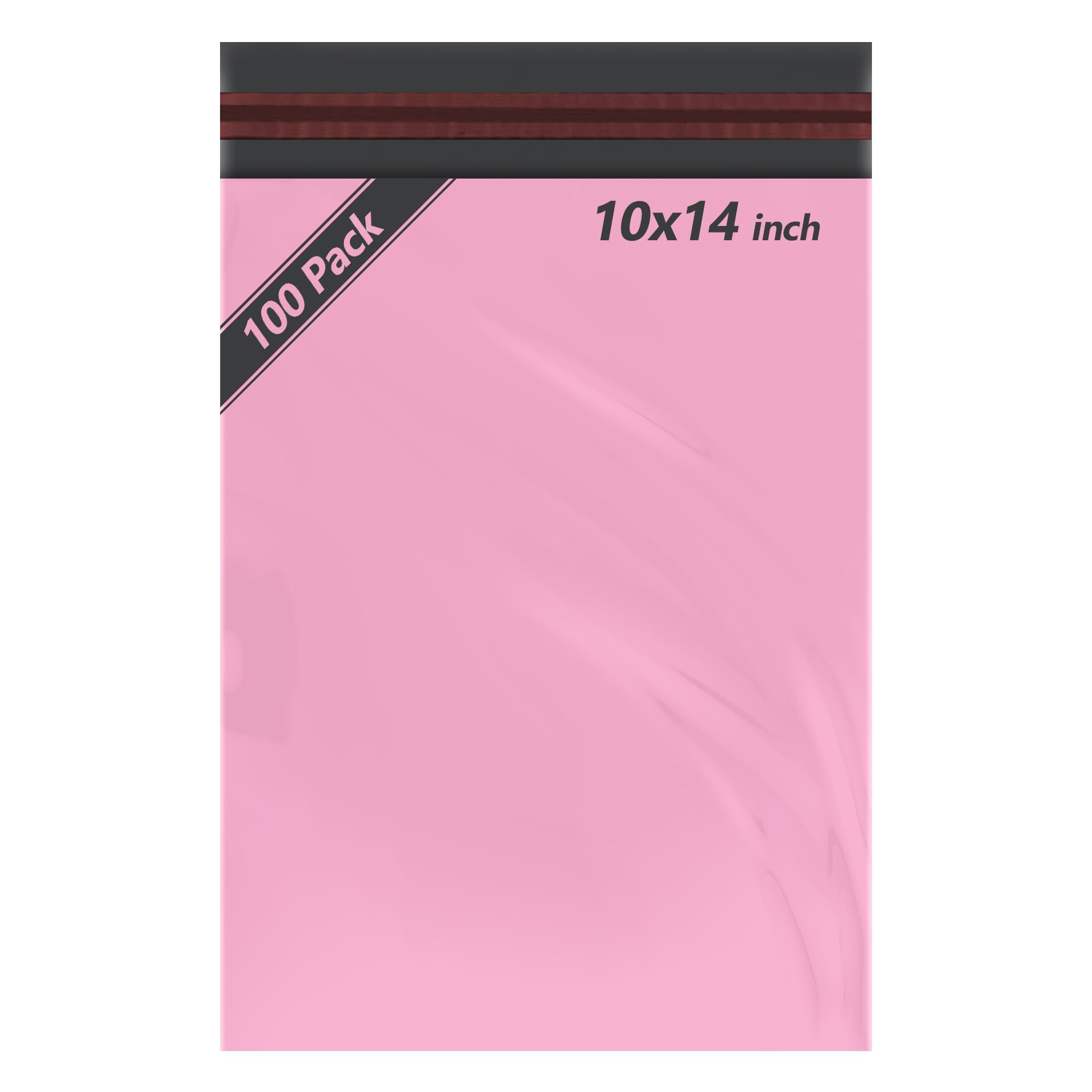 100pcsBaby Pink Parcel Bags, Postage Bags, Mailing Bags 10x14 Sizes 100 Pack Poly Postal Bags Self Seal iSOUL Small to Large Mailing Bags Packaging Assorted Mailers Posting Shipping Post Bag Envelopes