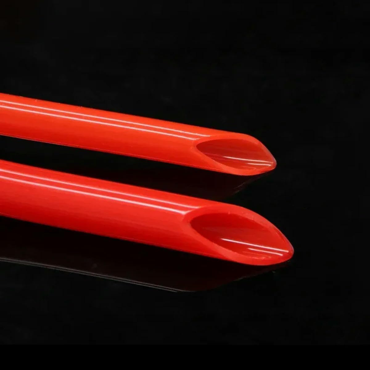 1/5/10M Roter Silikonkautschukschlauch ID 0,5 1 2 3 4 5 6 7 8 9 10 12 14 16 18 20 25 32 mm Flexibler Silikonschlauch-Rot-10 Meter-ID 12mm x 16mm OD