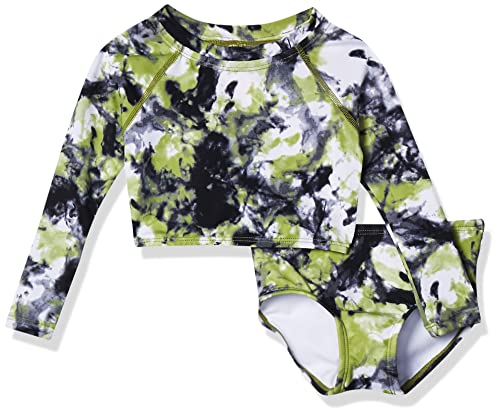 Image of Kanu Surf Girls' Gigi Long Sleeve Rash Guard UPF 50 2-Piece Swim Set
