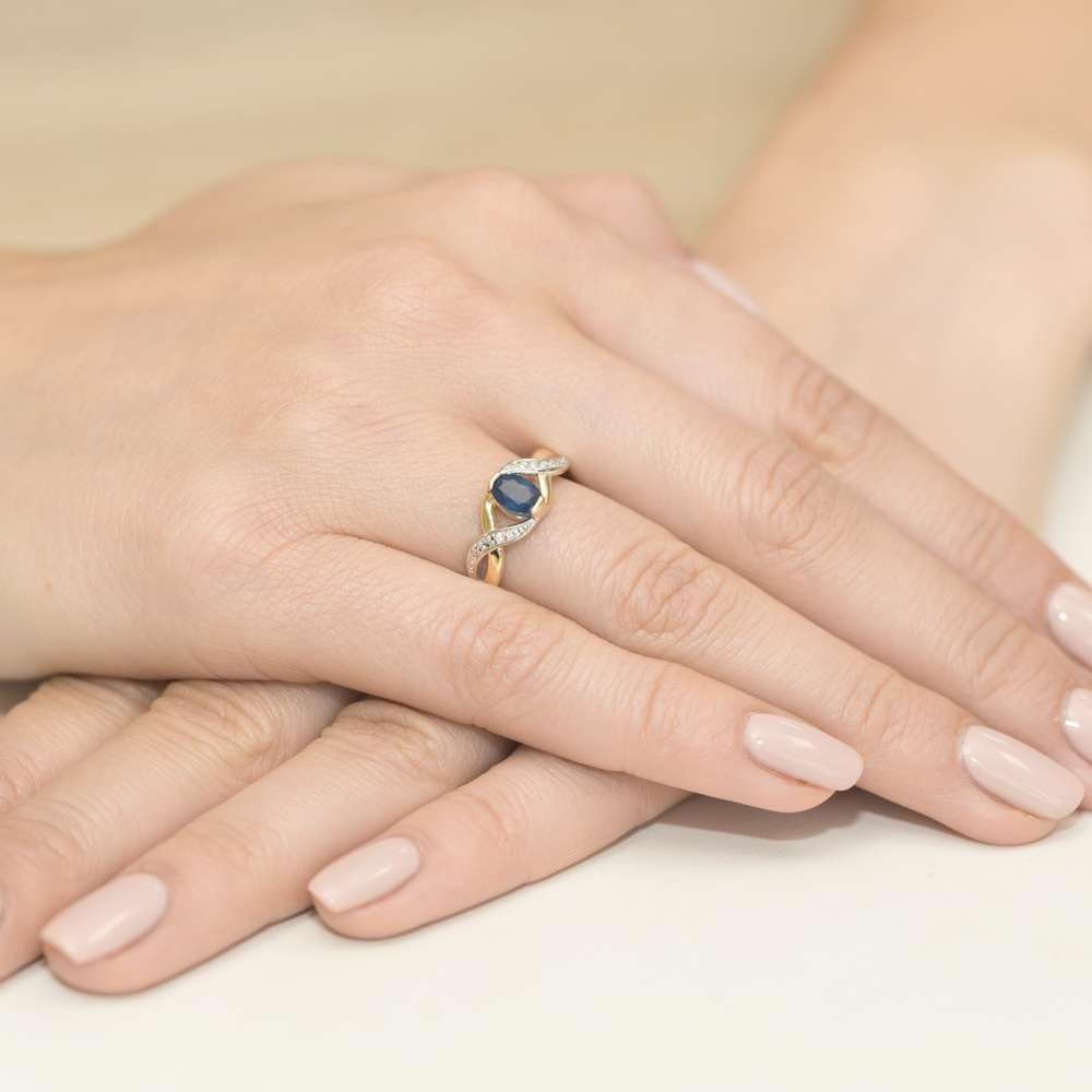 Verlobungsring Damen Ring Gold 585 Echtgold 14k Gold mit natürlichem Diamanten Damen Solitär Versprechen Ring Edelstein - Ringe Frauen - Weißgold