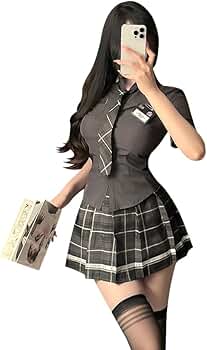Amazon.co.jp: [harukita] コスプレ セクシー制服 (5点セット