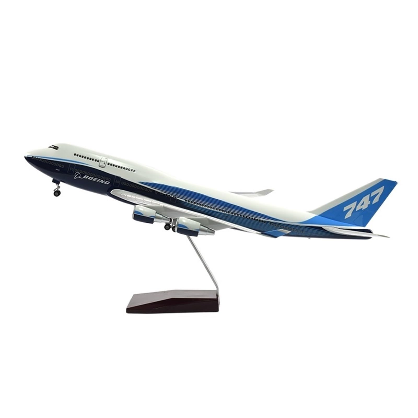 Aviones a escala Boeing B787 de 43 cm con luces LED y ruedas 8