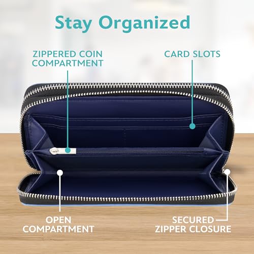 Disney Stitch Crossbody Wallet, Mini Zipper Bag with Adjustable Shoulder Strap and 3D Ears, Blue4