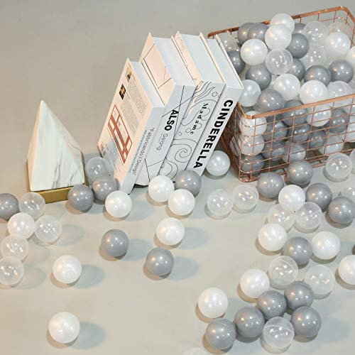 image for PlayMaty 100 Pieces Colorful Pit Balls Plastic Phthalate&BPA Free Ocea