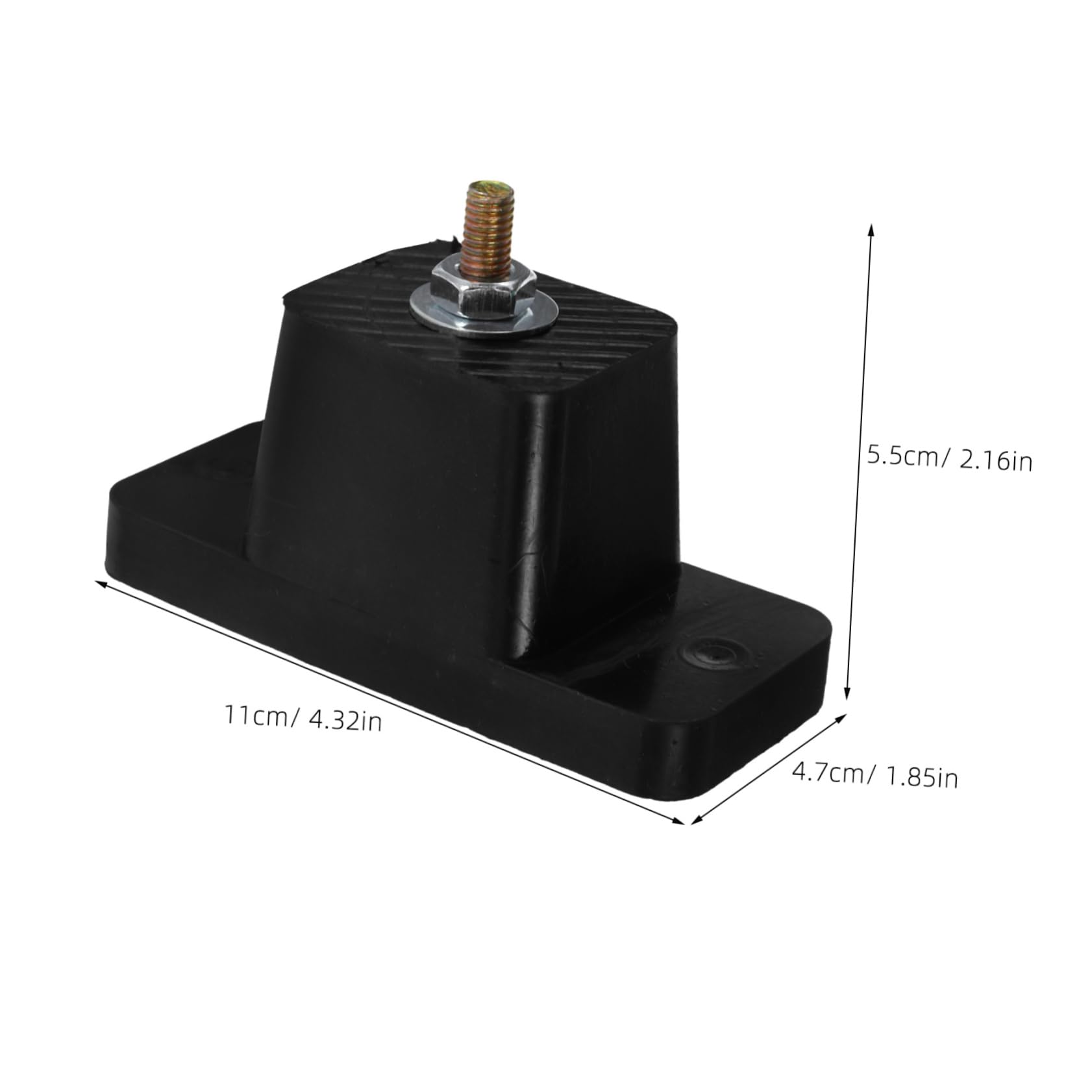 Lurrose Condenser Pad Kit 4pcs Universal Rubber Vibration Absorbers for Air Conditioners Washers Fridges