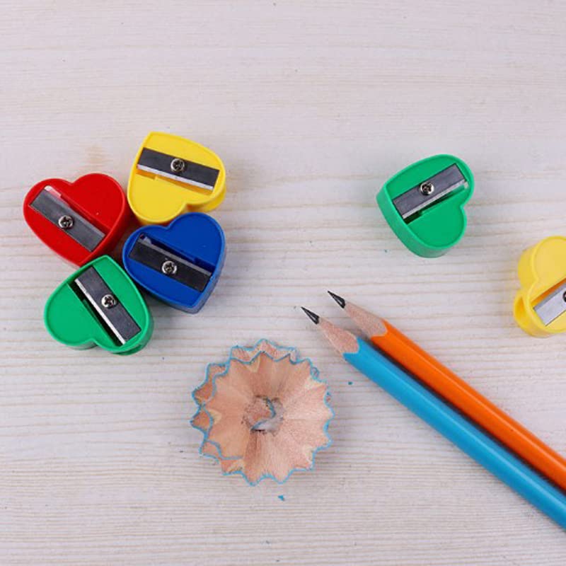 40 pièces Taille-Crayons en Plastique Coupe-Crayon Outil d'affûtage Bureau école étudiant Papeterie