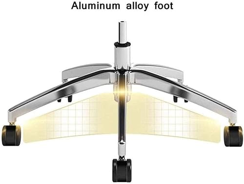 Miniatura 6 de Silla de computadora de tela Home Silla giratoria simple Asiento europeo Ocio Ascensor Silla de oficina Silla de estudio (gris)