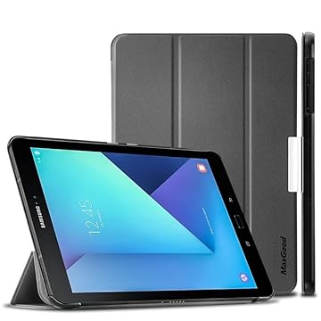 Maxgood Capa Smart Case Compatível Samsung Galaxy Note 10.1'' 2014 Edition SM-P600 P601 P605-PRETO, Leve, PU de qualidade,Anti-impressões digitais,Resistente a arranhões