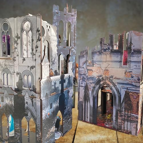 Epic Ruins Terrain Set for WH40K DND Pathfinder 28mm Miniature Wargame Modular Accessories TTRPG Battle Scenery Painted Buildings for Tabletop Wargaming Battlezone Creation Kit for Warhammer 40K - Image 5