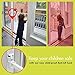 Ideal Security Sliding Door Security Bar for Patio Doors and Sliding Glass Doors, Black, Recyclable Cardboard Package, (25.75-47.5 Inches)
