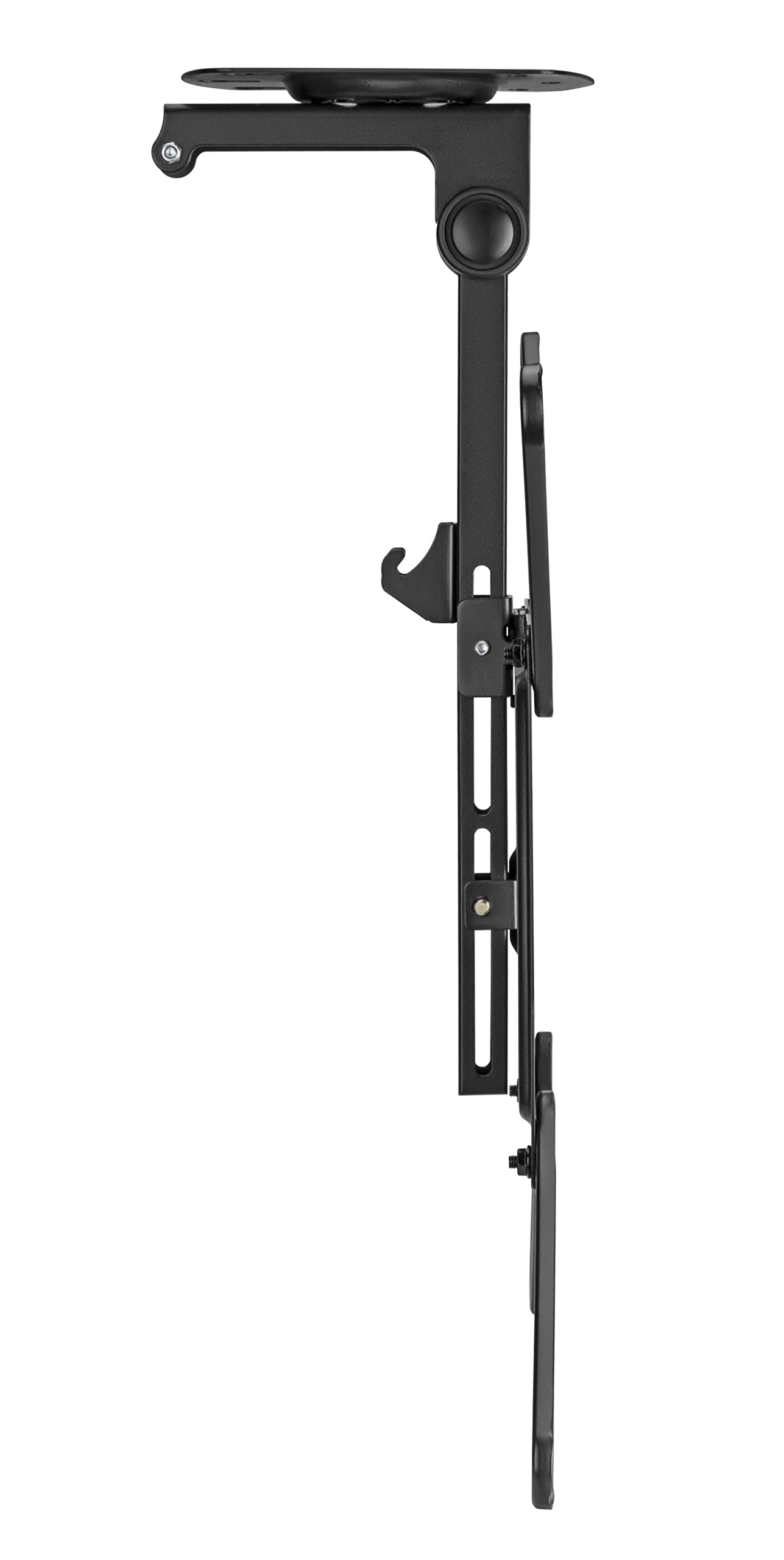 HALTERUNGSPROFI Supporto da soffitto per TV, inclinabile fino a 105°, per tetti inclinati, altezza regolabile, portata massima 20 kg, max. VESA 200 x 200, fino a 55 pollici CM422L