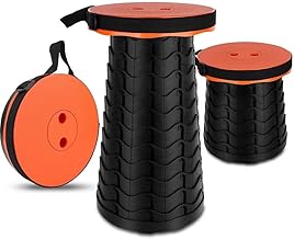 كرسي واحد قابل للطي 30×10×5 سم (اسود - برتقالي)