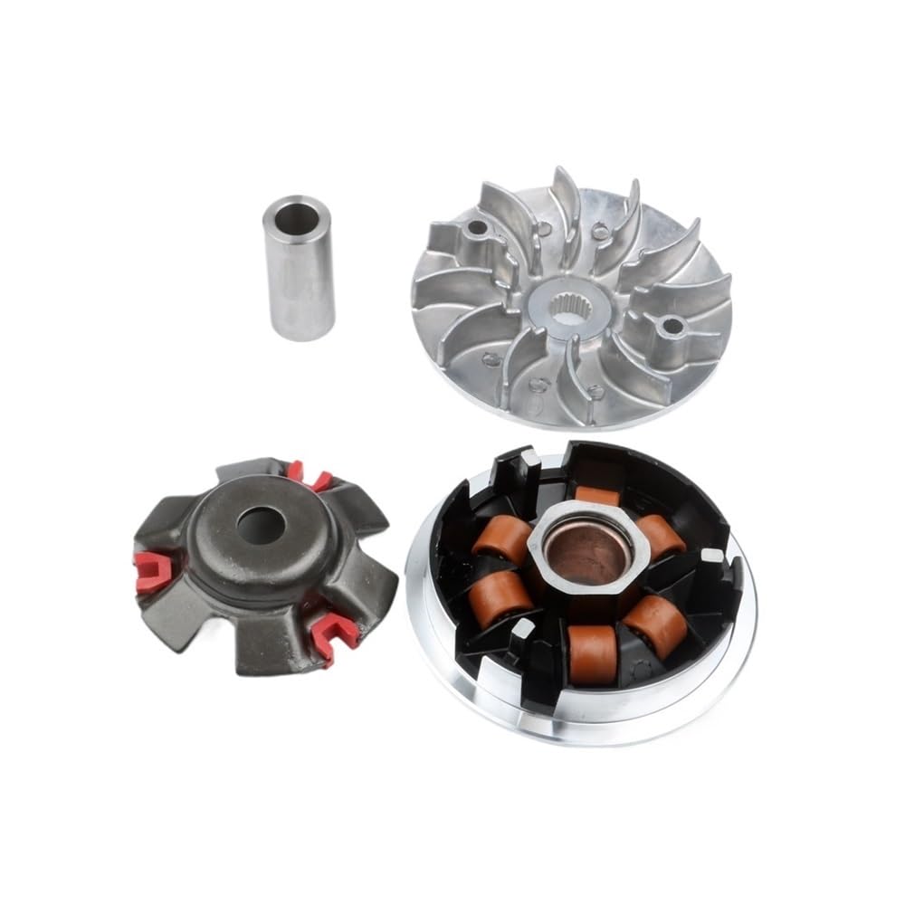 Kit variador de Scooter con Rodillo de Carreras de 18 x 14 mm, 12 g y polea Fija for KE-Way Arn 125 F-Act F-cus M-trix ZAH-ra 125cc 4T
