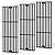 Criditpid Grill Grates Replacement for Char Griller 5050, 5650, 2121, 3001, 5072, 2123, 3072, 2828, 3030, 4000, King Griller 3008 5252, 19 3/4" Cast Iron Cooking Grid for Chargriller Duo 5050 Parts