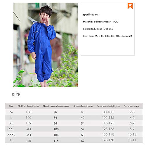 Zwbfu Capa de chuva infantil respirável impermeável para crianças, meninos, meninas, estudantes, cap