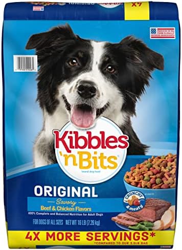 Kibbles 'n Bits Original Savory Beef & Chicken Flavor Dry Dog Food, 31-Pound