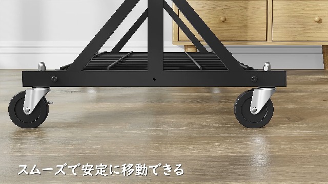 Amazon｜ハンガーラック 頑丈 2段収納 Luxspire 洋服ラック 大容量