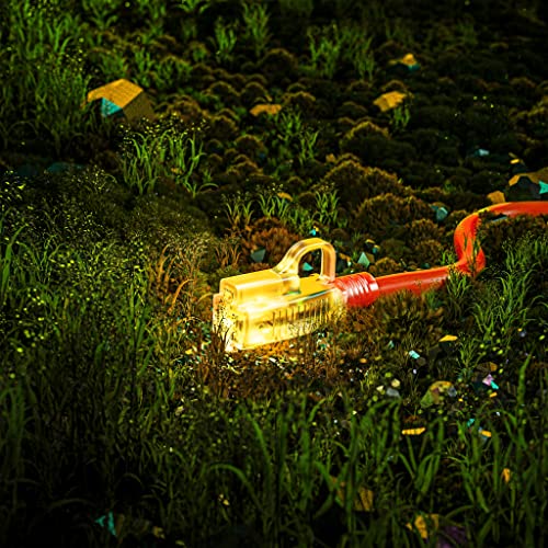 350 Ft Outdoor Extension Cord Waterproof 12/3 Gauge Heavy Duty With Lighted End, Flexible Cold-Resistant 3 Prong Electric Cord Outside, 15Amp 1875W 12Awg Sjtw, Orange, Etl Huanchain #TOP5