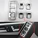 Angelguoguo Car Door Window Glasses Lifter Button Decoration Frame Trim Stickers for Mercedes Benz A C B E GLK ML GL G500 GLA Class