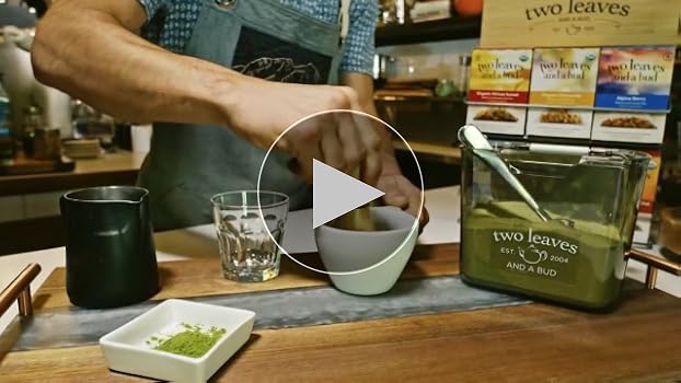 Amazon.com: Two Leaves and a Bud Barista Matcha Sweetened Latte