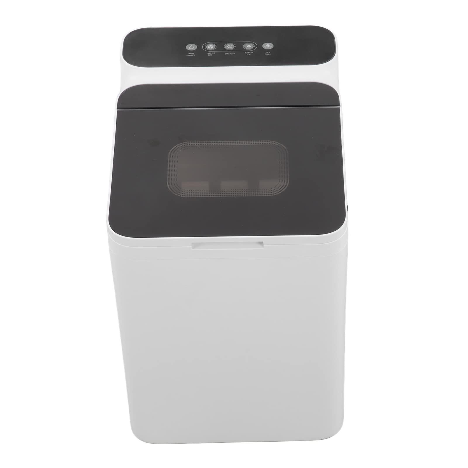 Fabricante de Hielo Portátil, Máquina de Fabricante de Hielo de Encimera 1.5L Tanque de Agua, Fabricante de Hielo de bajo Ruido para el Hogar, Oficina, Fiesta