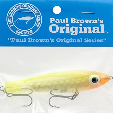 Paul Brown's Original Suspending Twitch Bait, Dayglow, 3-5/8-Inch Cover