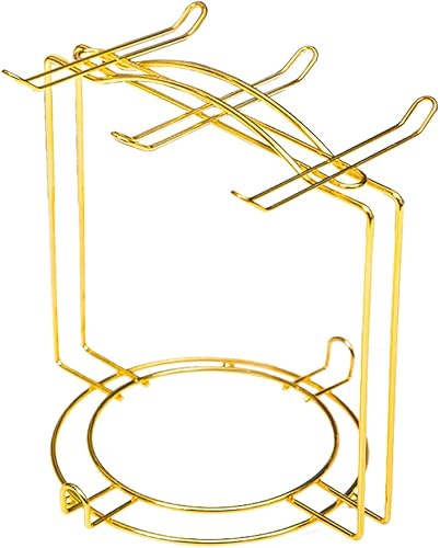 Miniatura 8 de YY YEARCHY Soporte para tazas de café, soporte para tazas de café expreso, escurridor de tazas, organizador de tazas de árbol de metal con 6 ganchos