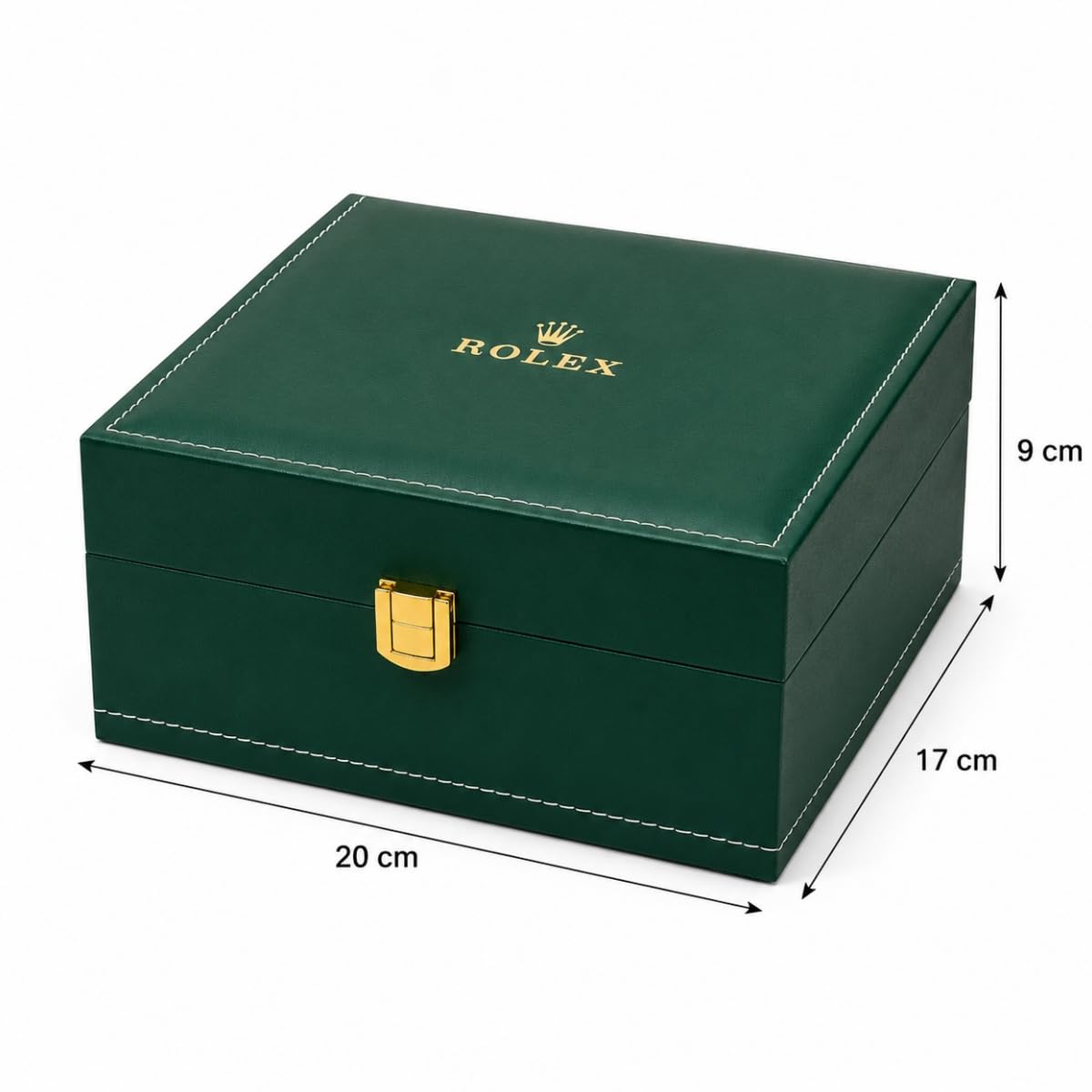 Portarrelojes de Madera Caja de Reloj Compacta con Cojín Interior con Interior Acolchado Bolsa de Transporte Incluida para Rolex Cosmograph Daytona