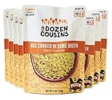 A Dozen Cousins Rice Cooked in Bone Broth | 7g Protein | Contains Collagen | Spanish Yellow Rice...