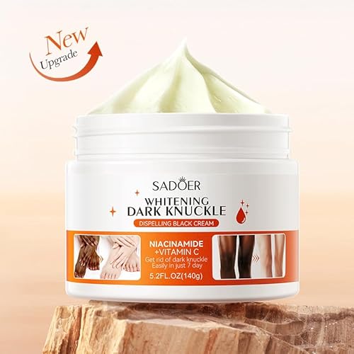 Paminify 5.2Oz Dark Knuckle Whitening Cream,Skin Body Bleaching For Dark Knees And Elbows,Moisturizing Strong Joint Whitening Cream For Clavicle,Neck,Niacinamide Vitamin C Dark Spot Corrector Remover thumb #5