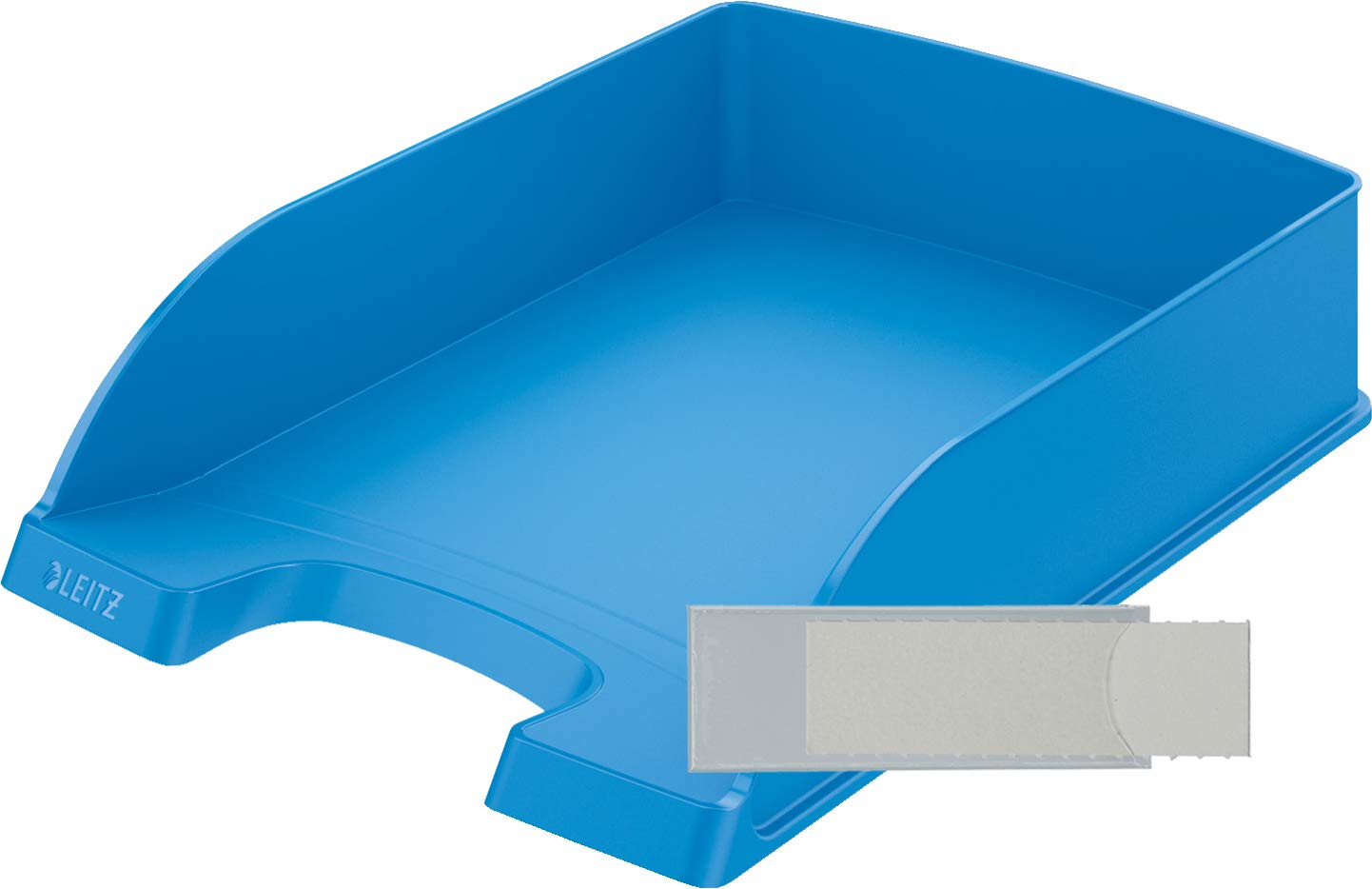 Leitz Plus Standard Briefkorb, A4 (Hellblau, 10 - Pack + Schildchen)