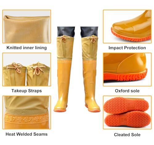 Hip Waders Waders De Quadril Isolados Para Homens E Mulheres, Bota De Quadril À Prova D'água Em PVC
