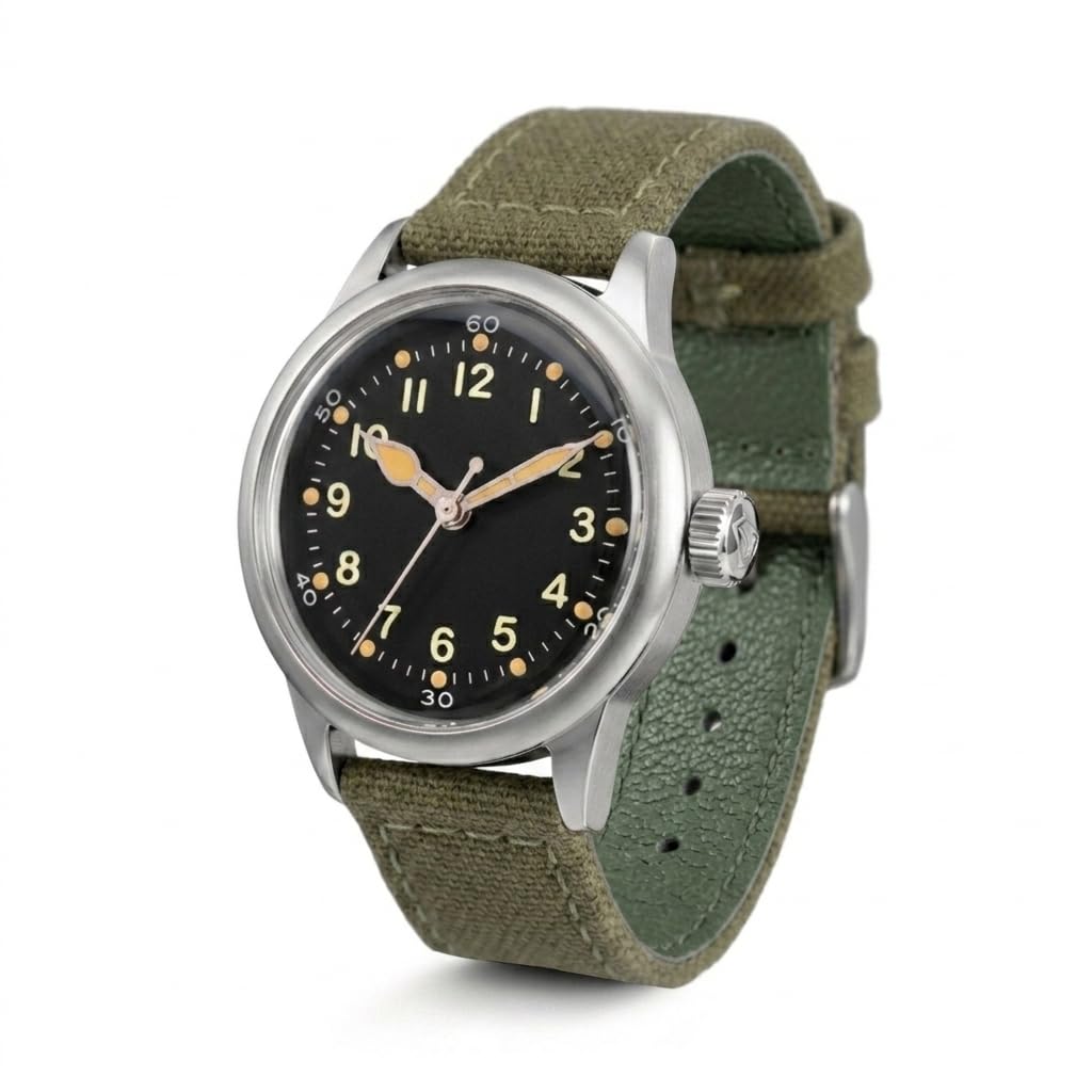 automatic men's watch a11 service wristwatch USA assembly