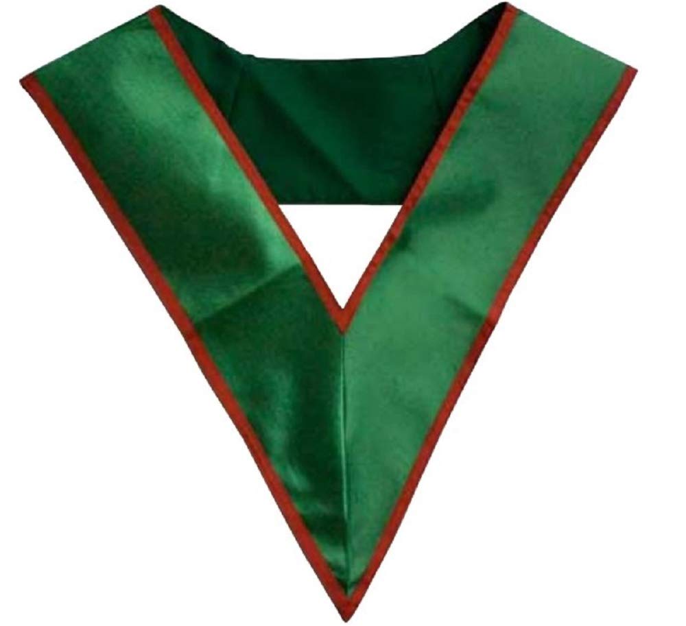Collare da Ufficiale Massonico Regalia - ASSR - 29° Grado, Colletto in nastro moiré