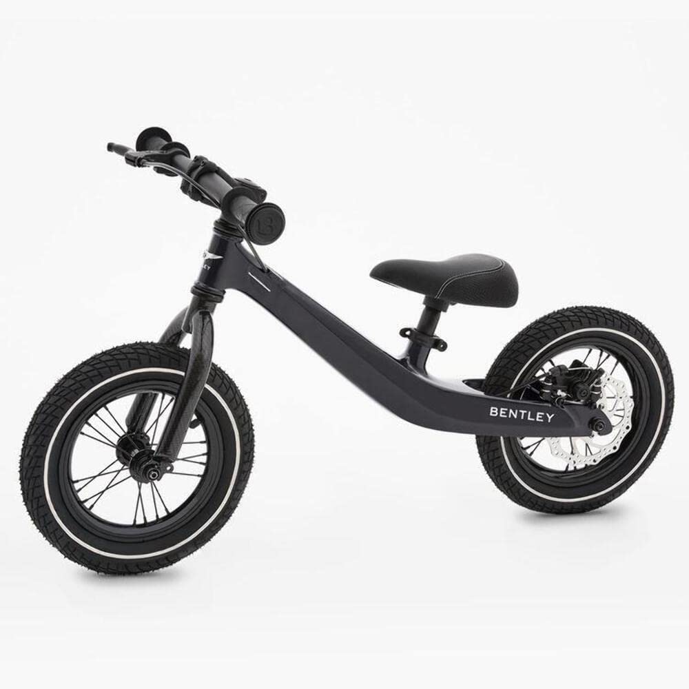 Bentley Balance Bike Onyx Black - Luxus Laufrad mit Bremse ab 18 Monate
