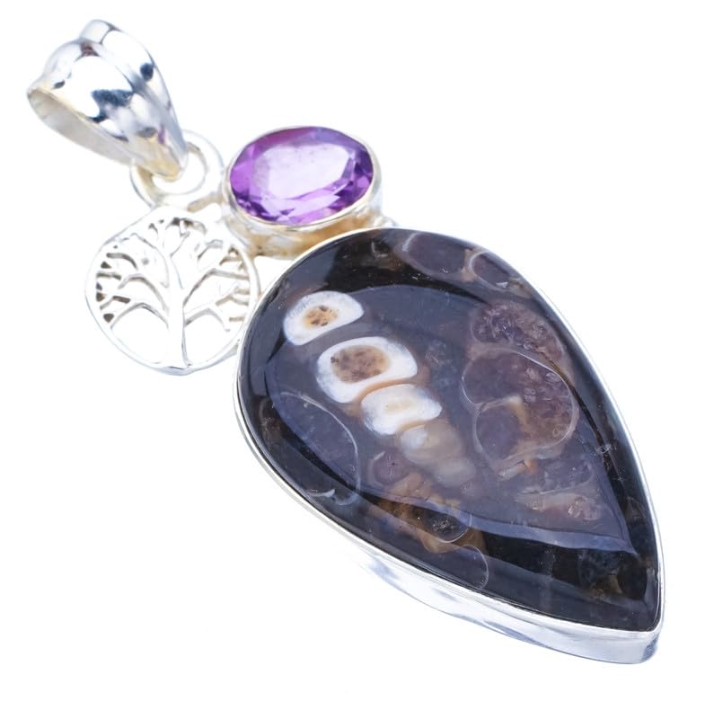 Arbre pendentif améthyste StarGems en argent massif pour harmoniser votre quotidien