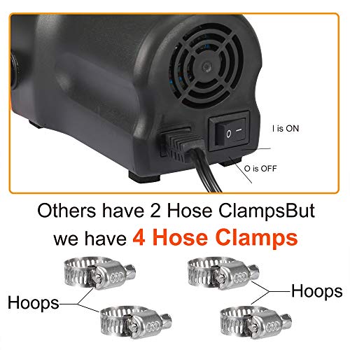 Oil Change Pump Extractor, 12v 80w Marine Oil Change Pump and Electric Oil Pump, Oil/Diesel Fluid Pump Extractor Scavenge Transfer Suction Transfer Pump For Boat,Tubes,Truck, RV,ATV,Riding Mowe