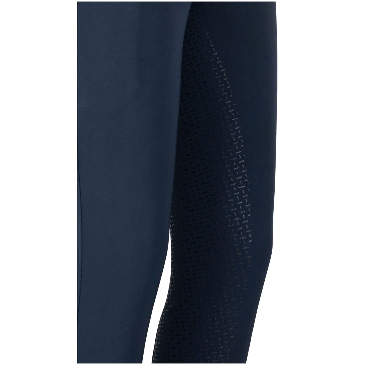 Lazura - Reithose für Damen Breeze – Dunkelblau – Gr. 34-46 | Vollbesatzreithose mit seitlicher Handytasche & Komfortbund – Reitleggings mit Vollbesatz aus Silikon – Reitbekleidung