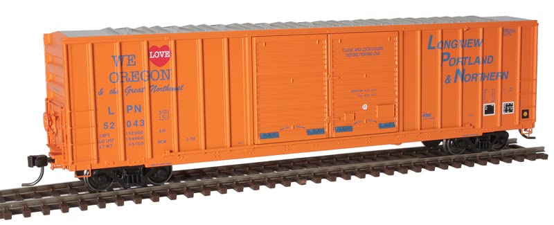 Atlas HO Scale FMC 5503 52' Double-Door Boxcar Longview Portland Northern #52086